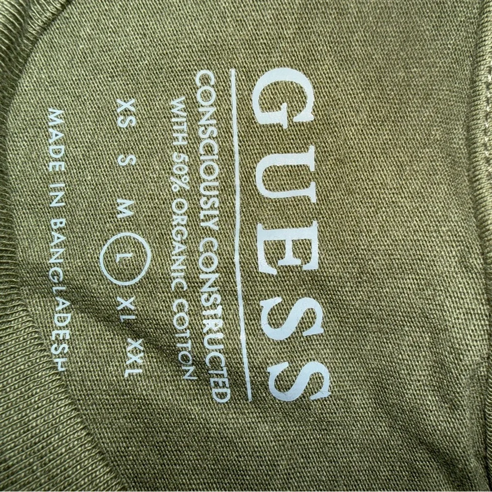 Guess Khaki Organic Cotton Tee - Picture 2 of 5